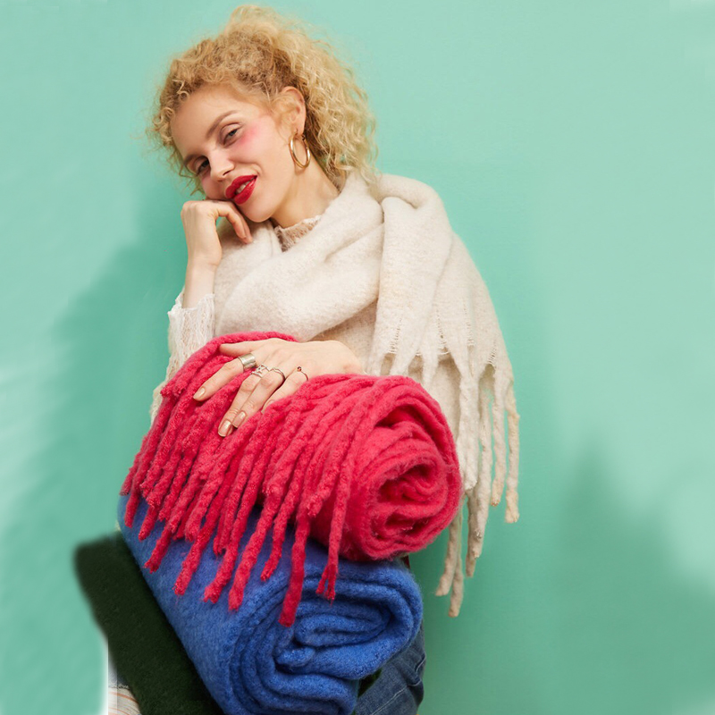Cashmere Pashmina Wrap - Syal Musim Dingin Wanita Merek Desainer