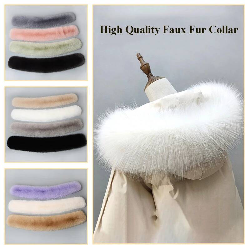 Shawl Wrap Winter - Mantel musim dingin kerah bulu Faux