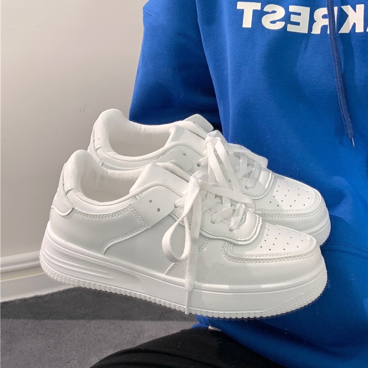 Sepatu Sneakers Putih Platform - Vans Shoes Old Skool ulasan dan harga
