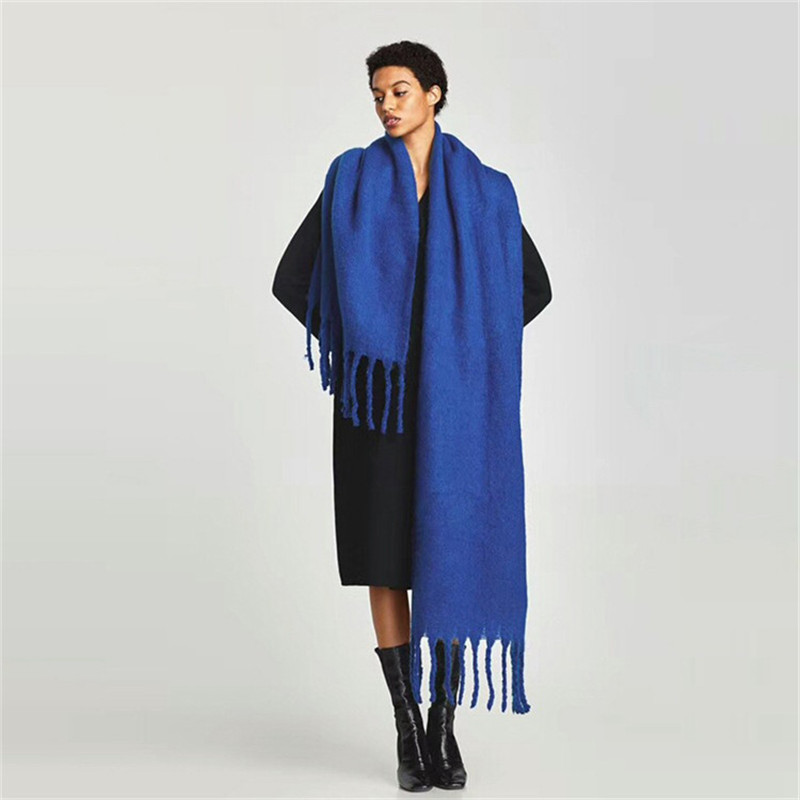 Syal Musim Dingin Wanita Merek - Cashmere Pashmina Wrap ulasan dan harga