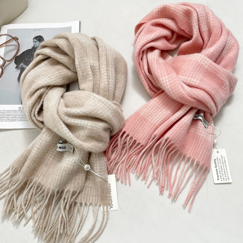 Syal Wol Murni 100% Hangat unt - Wool Scarf Men ulasan dan harga