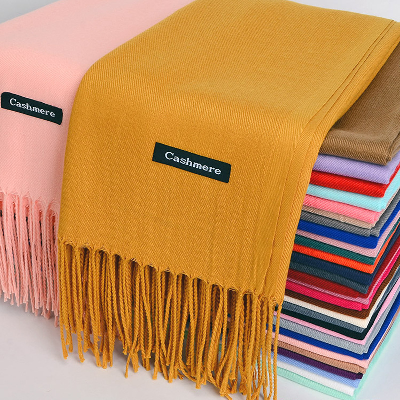 Syal Kasmir Imitasi Multifungs - Cashmere Pashmina Wrap ulasan dan harga