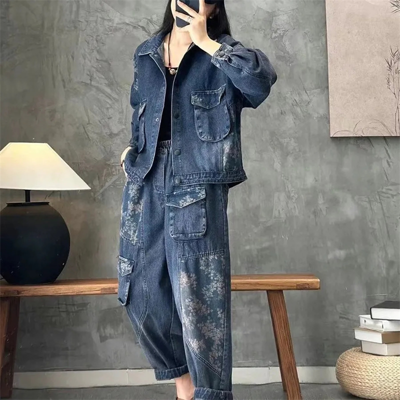 Setelan Jaket Denim Musim Gugu - Down Jacket Packable ulasan dan harga
